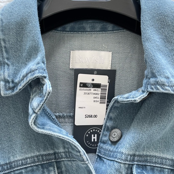 BOYISH. Vincent Slim-Fit Denim Jumpsuit - Picture 4 of 4